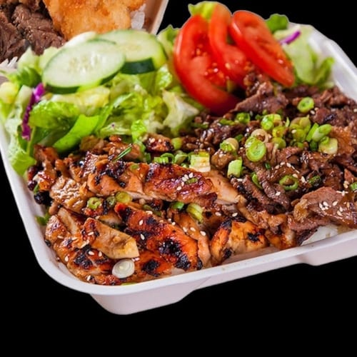 Beef & Fish Plate.