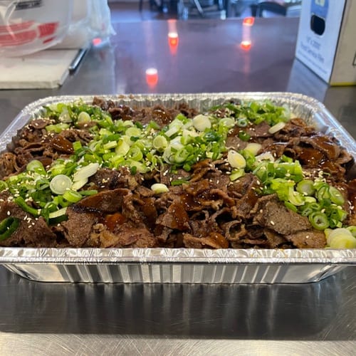 Beef & Rice Tray.