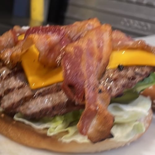 Bacon Cheese Burger Combo.