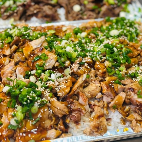 Chicken & Rice Tray.