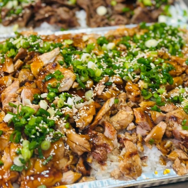 Chicken & Rice Tray.