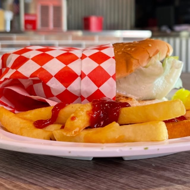 Cheese Burger Combo.
